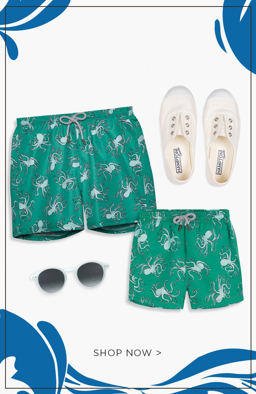 Matching Family Swimwear Daddy And Me Swimwear Trotters