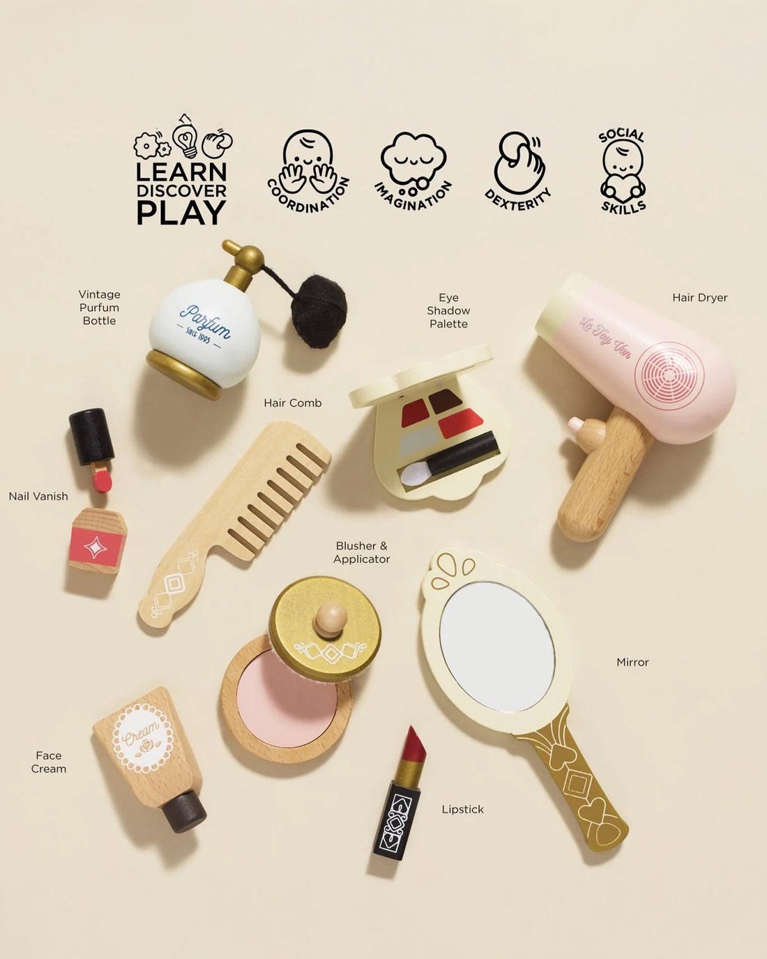 Le Toy Van Toy Le Toy Van Vanity Star Beauty Set