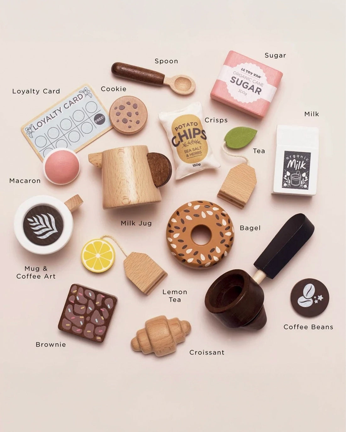 Le Toy Van Wooden Toys Le Toy Van Barista Café Shop