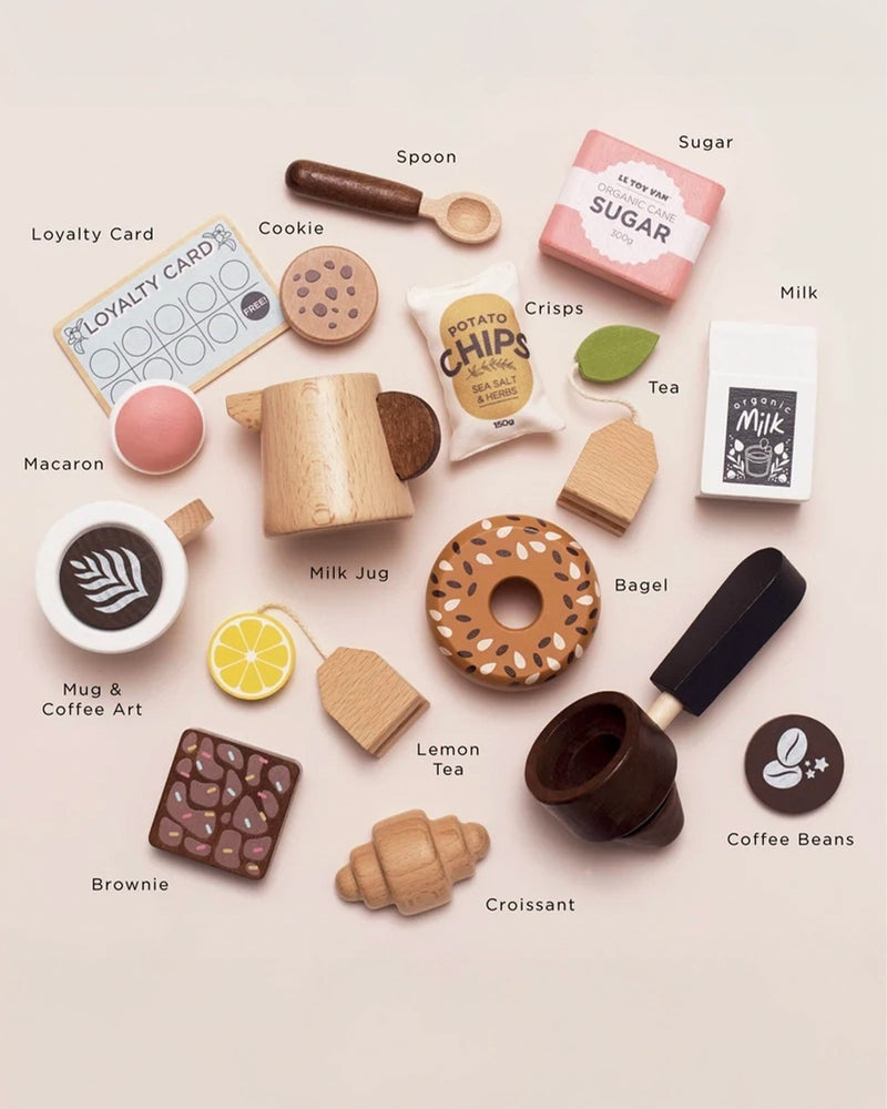 Le Toy Van Wooden Toys Le Toy Van Barista Café Shop