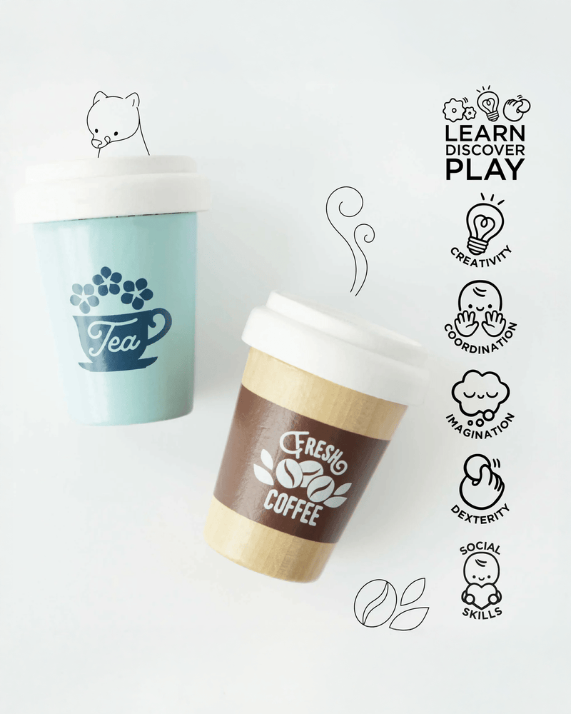 Le Toy Van Toy Le Toy Van Tea and Coffee Cups