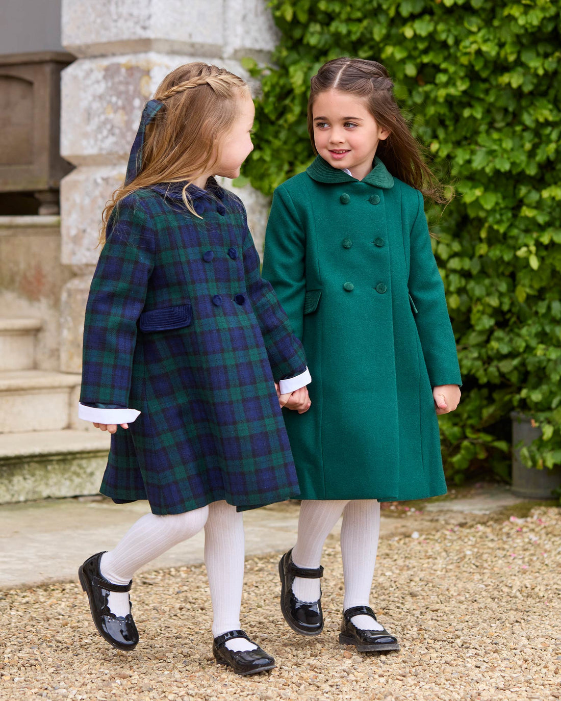 Trotters Heritage Coat Classic Coat in Bottle Green