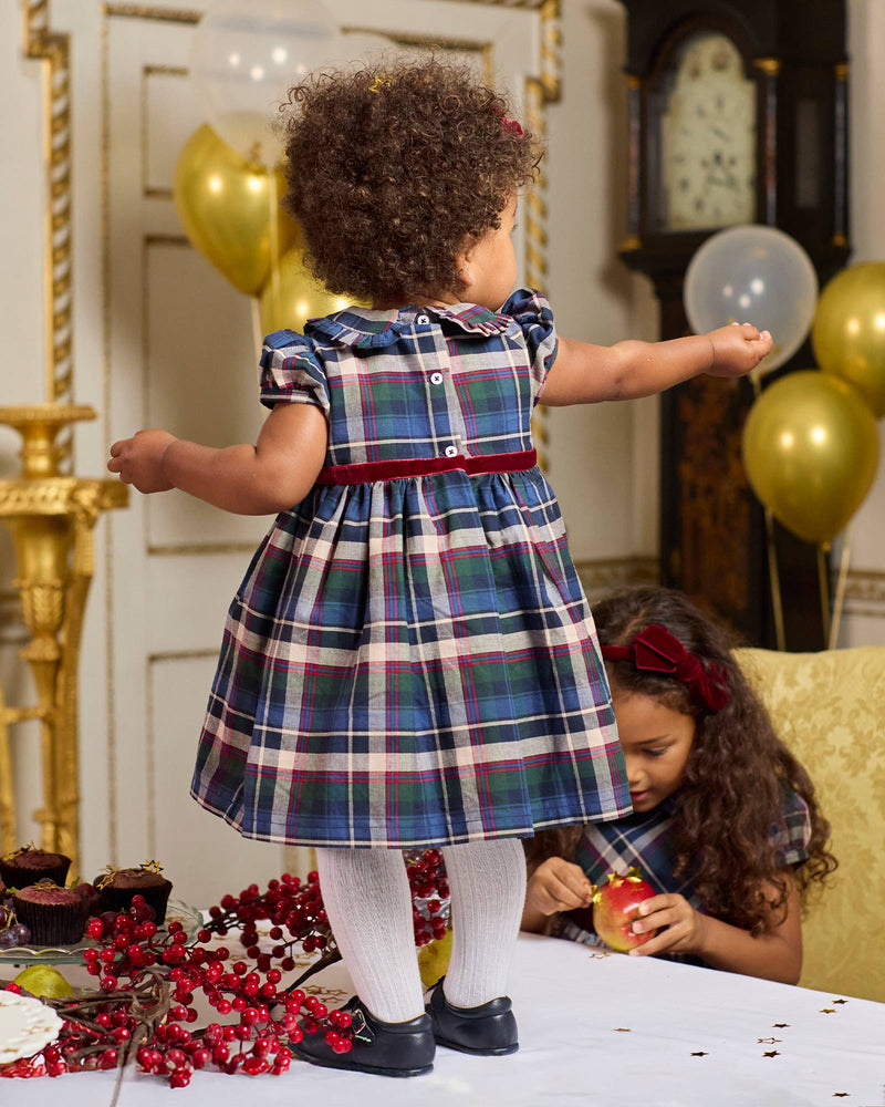 Confiture Dress Baby Bonnie Tartan Dress