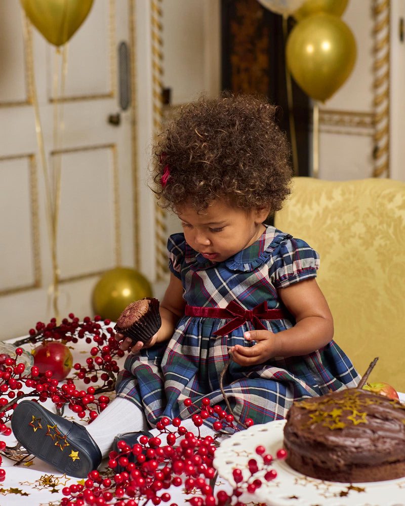 Confiture Dress Baby Bonnie Tartan Dress