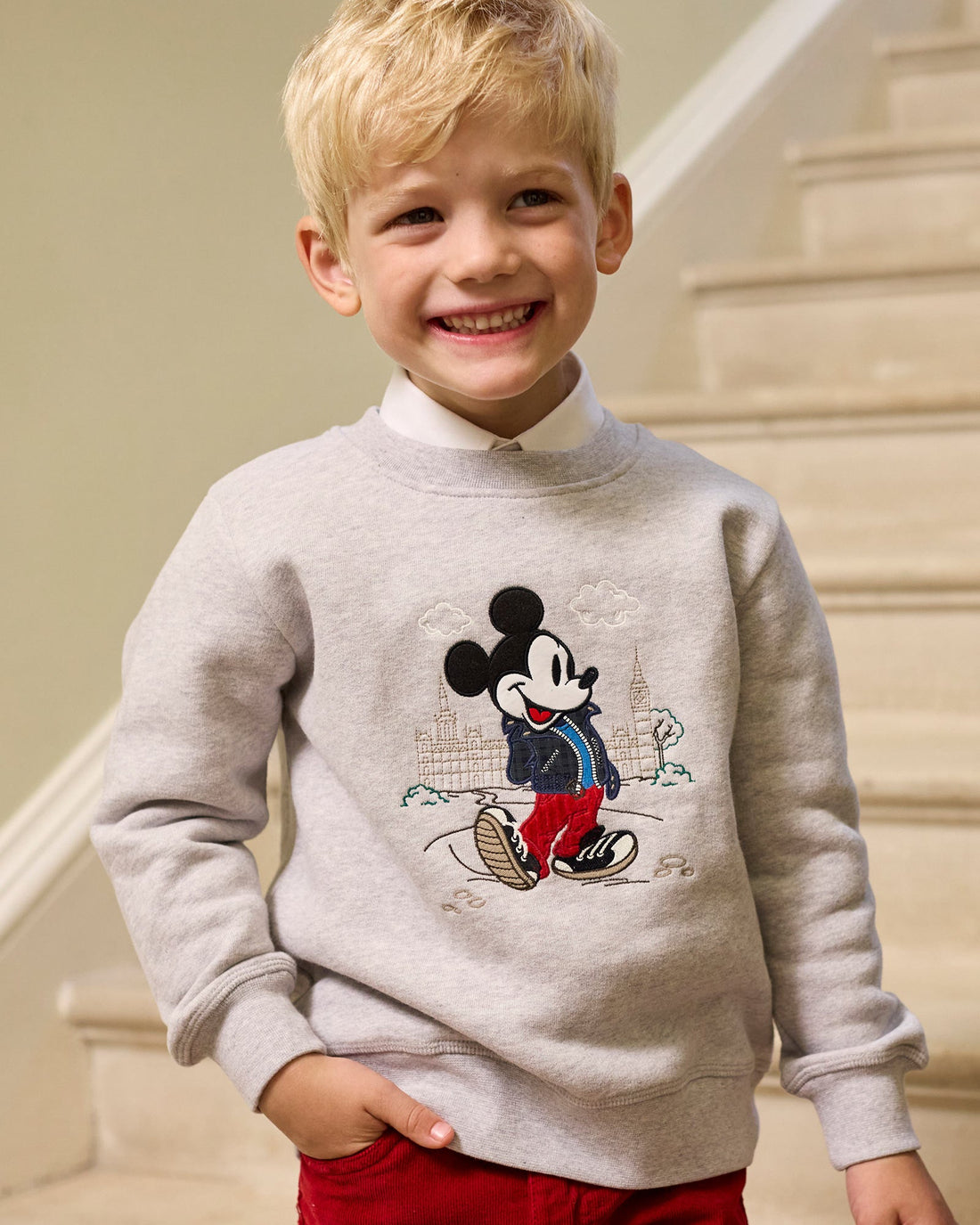 Disney X Trotters Sweatshirt Mickey Mouse Sweatshirt