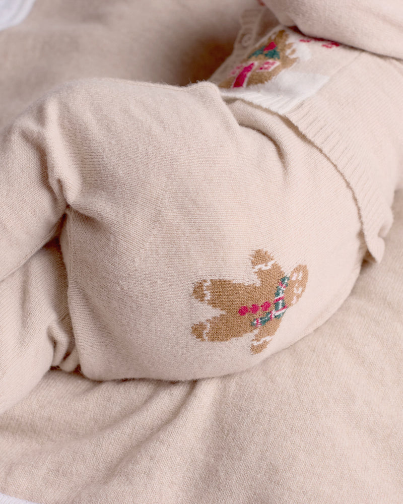 Lapinou Leggings Baby Gingerbread Man Leggings