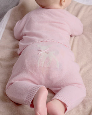 Lapinou Leggings Baby Fawn Leggings in Pale Pink