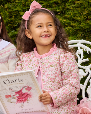 Lily Rose Tank Quilted Jacket in Poppy & Daisy