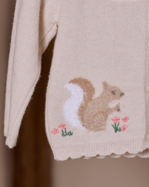 Confiture Cardigan Baby Squirrel Cardigan