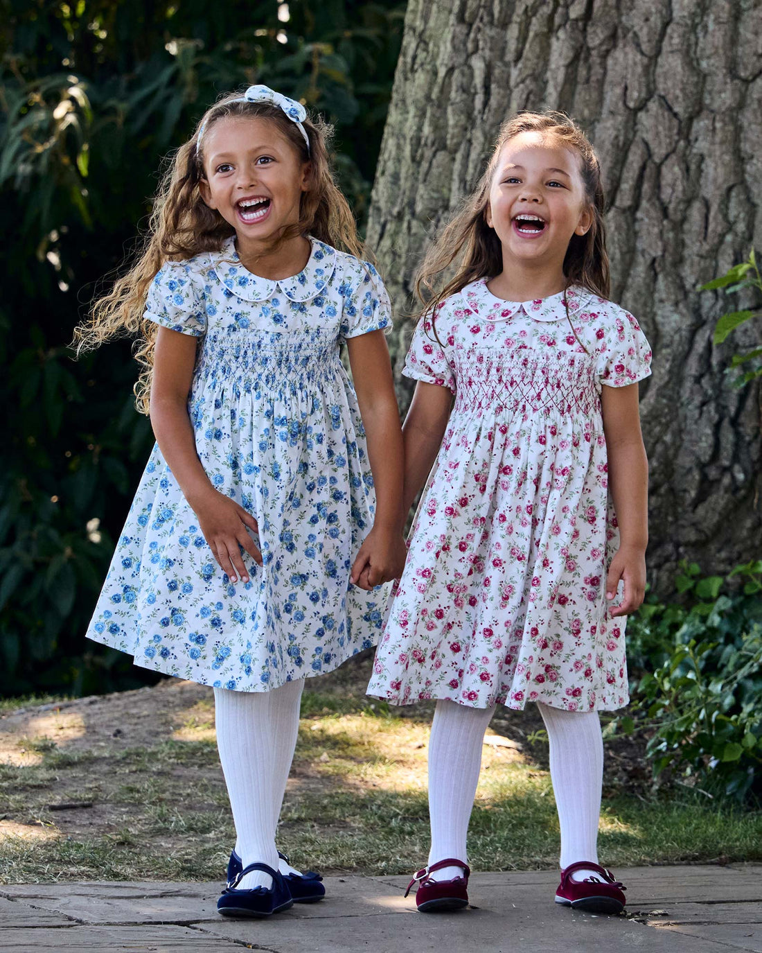 Confiture Dress Arabella Rose Floral Smocked Dress in Pink