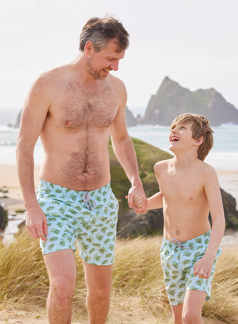 Hampton Swim Swimshorts Boys Swimshorts in Turtle