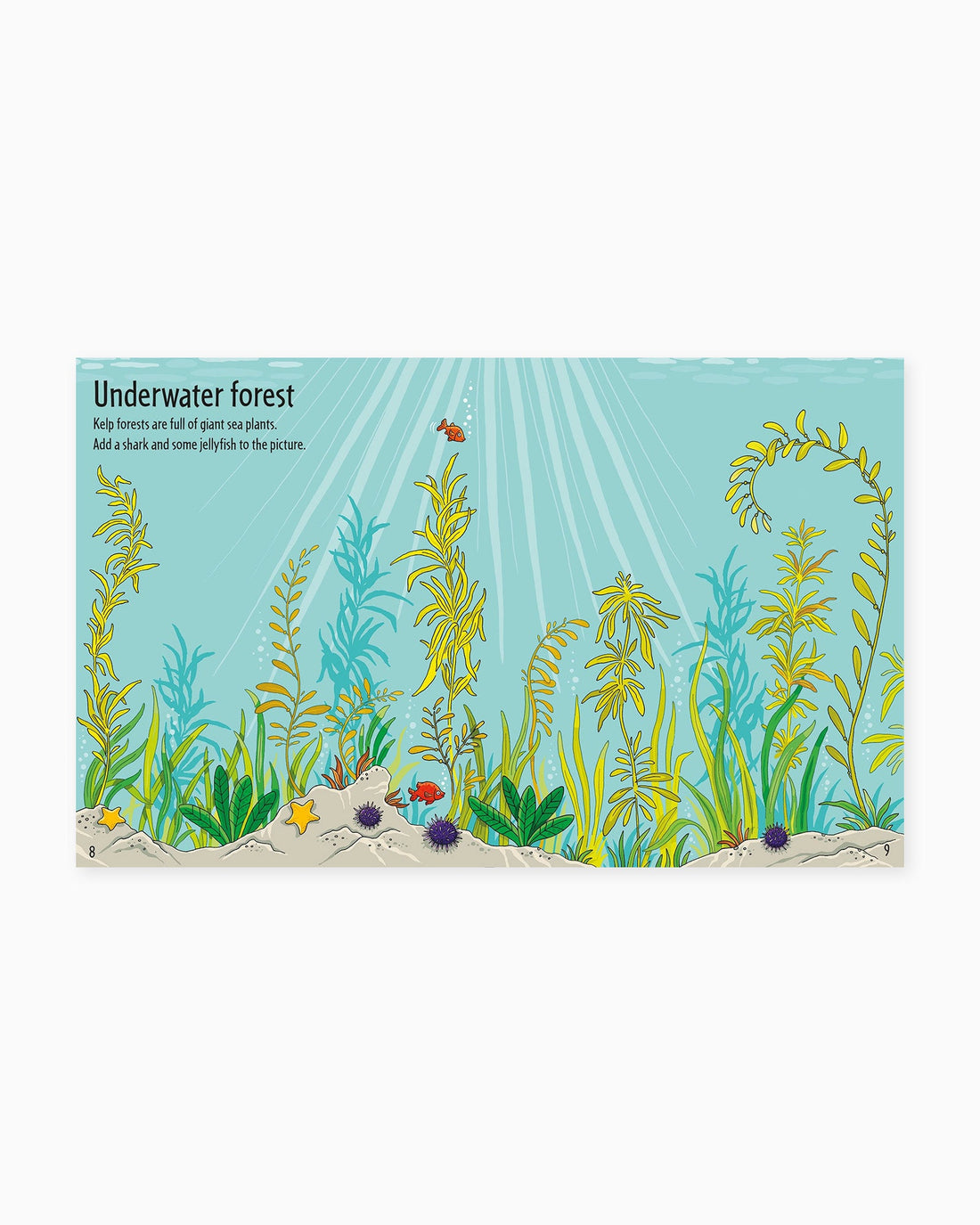 Usborne Book Usborne's First Sticker Book Under The Sea