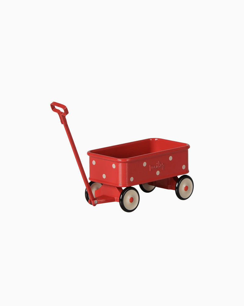 Maileg Toy Maileg Wagon Mouse Red