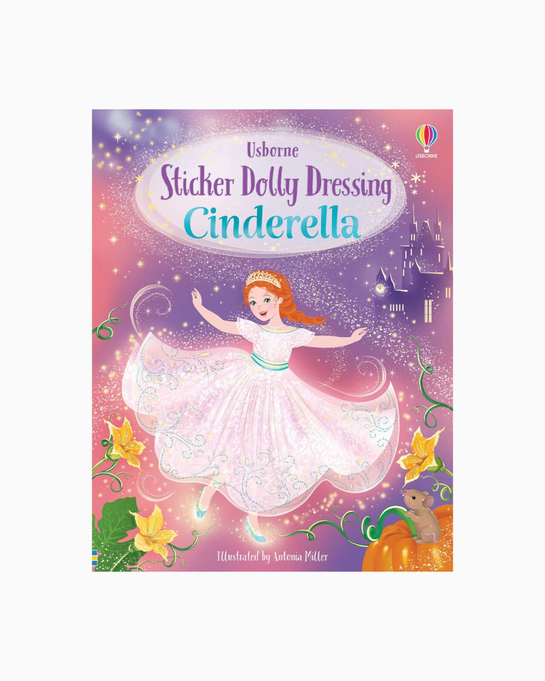 Usborne Book Usborne's Sticker Dolly Dressing Cinderlla