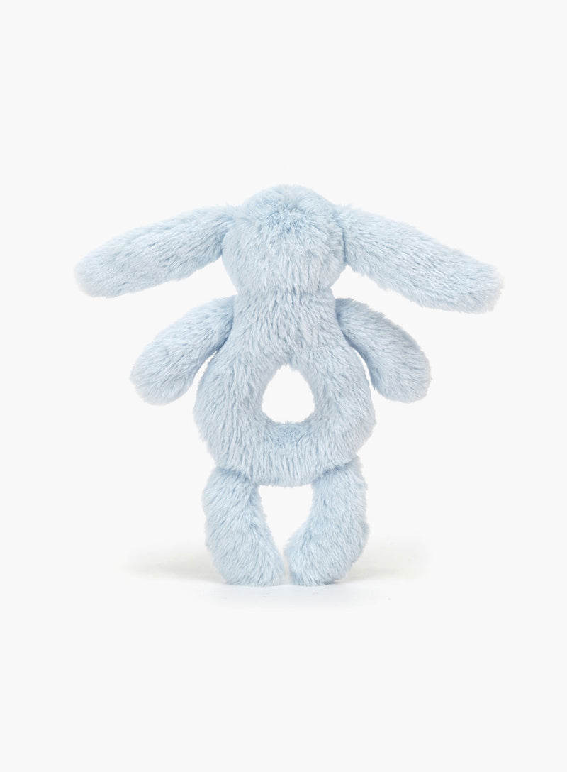 Baby Jellycat Toy Jellycat Bashful Bunny Ring Rattle in Blue