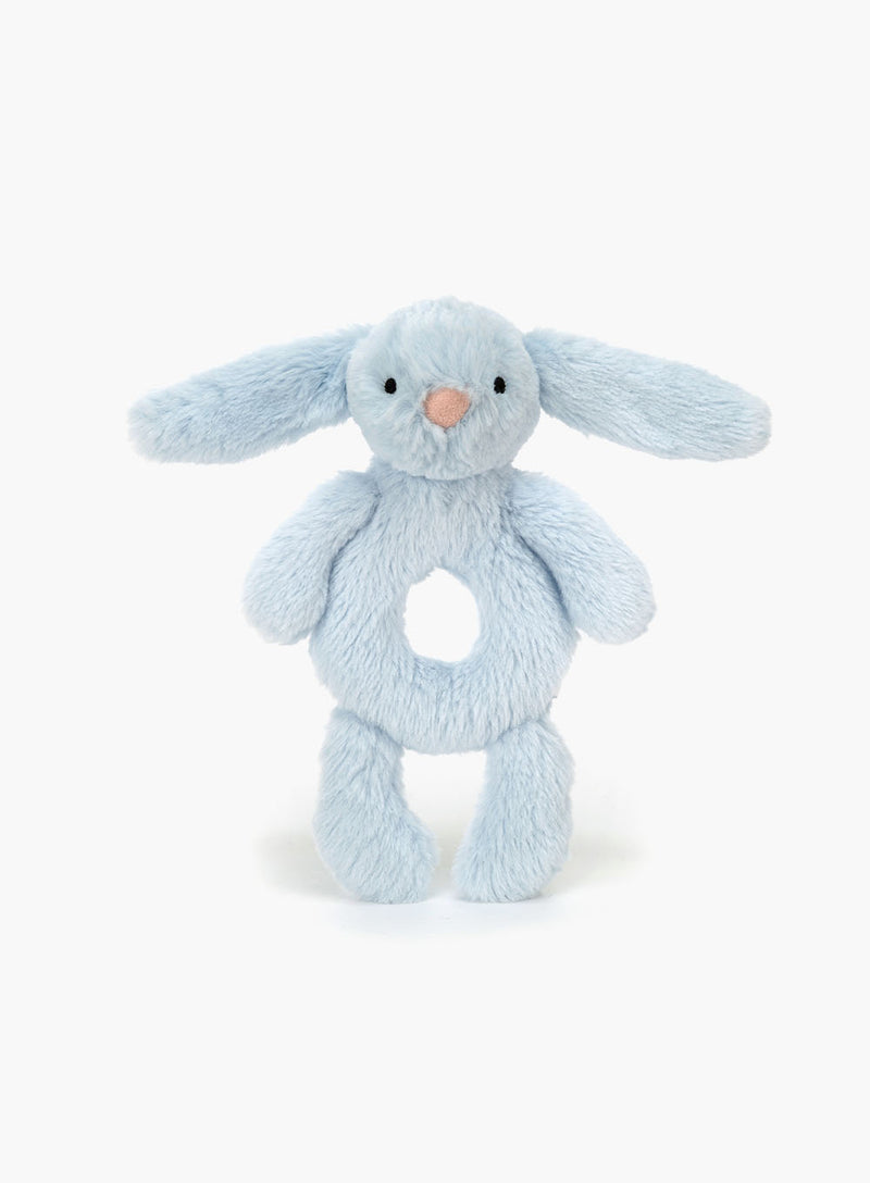 Baby Jellycat Toy Jellycat Bashful Bunny Ring Rattle in Blue