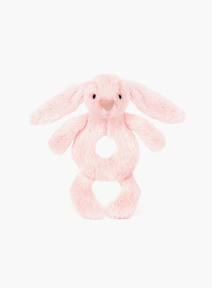 Baby Jellycat Toy Jellycat Bashful Bunny Ring Rattle in Pink