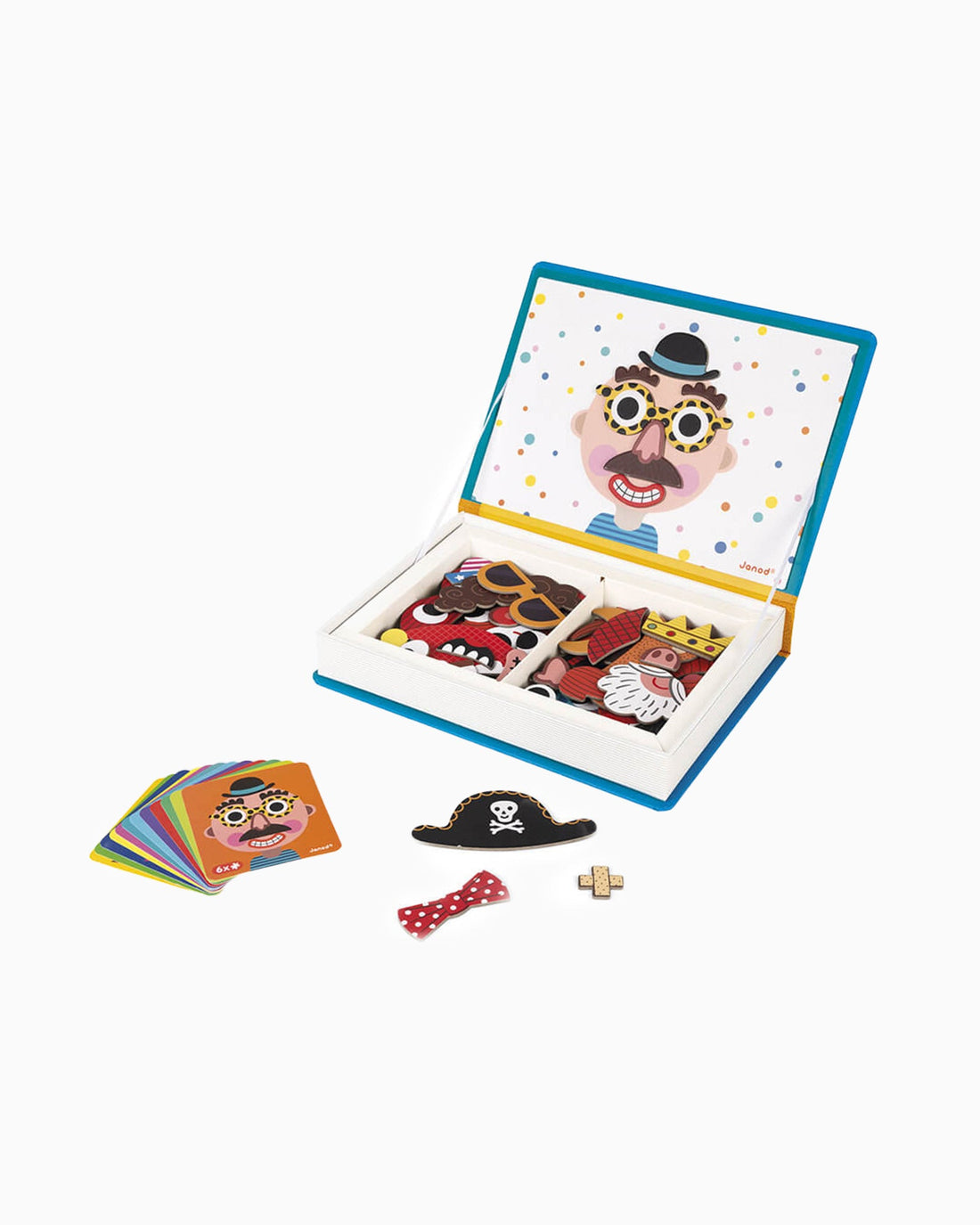 Janod Toy Magneti' Book Boy's Crazy Faces
