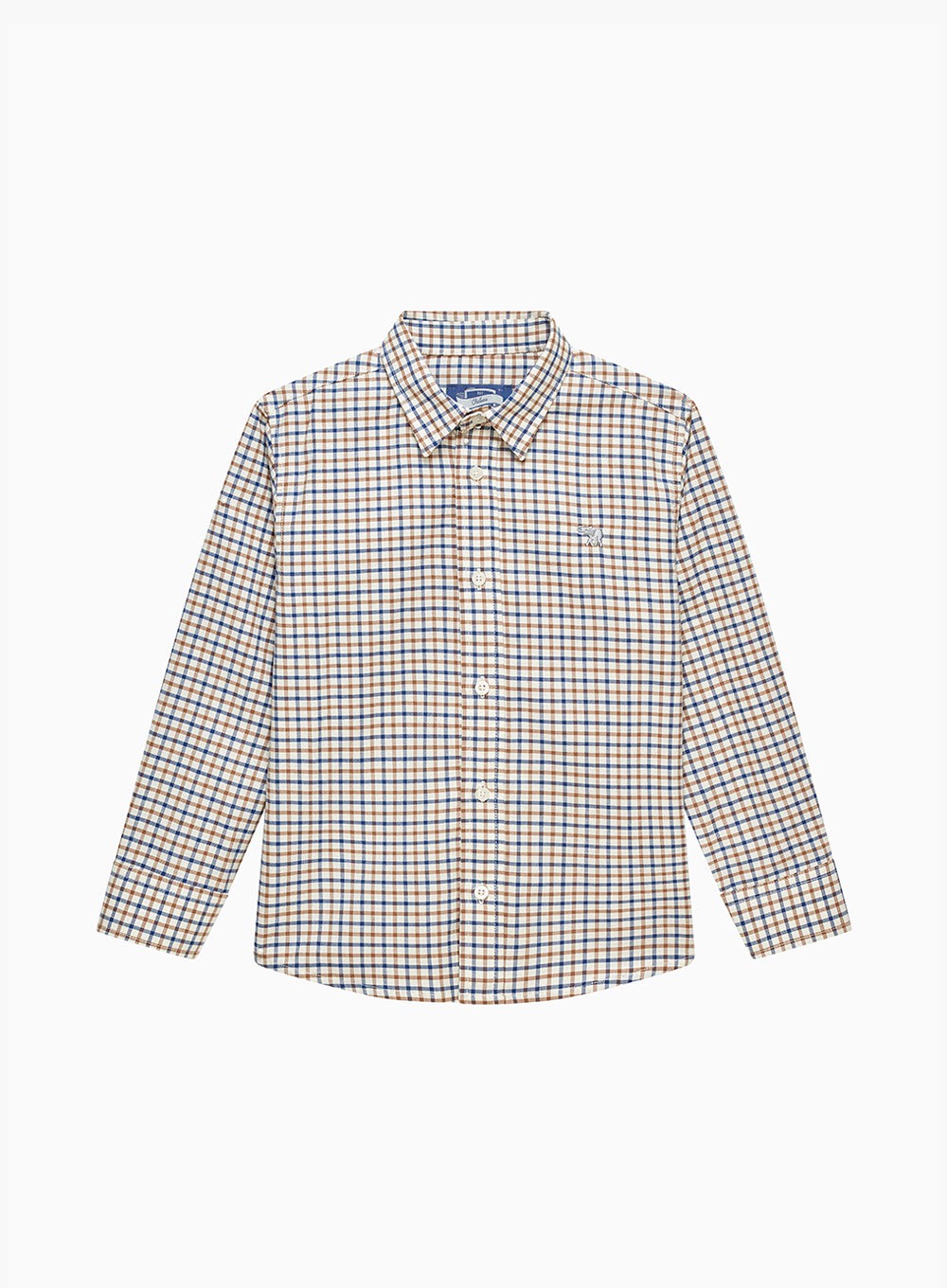 Chelsea Clothing Company Shirt Oliver Shirt in Camel Check
