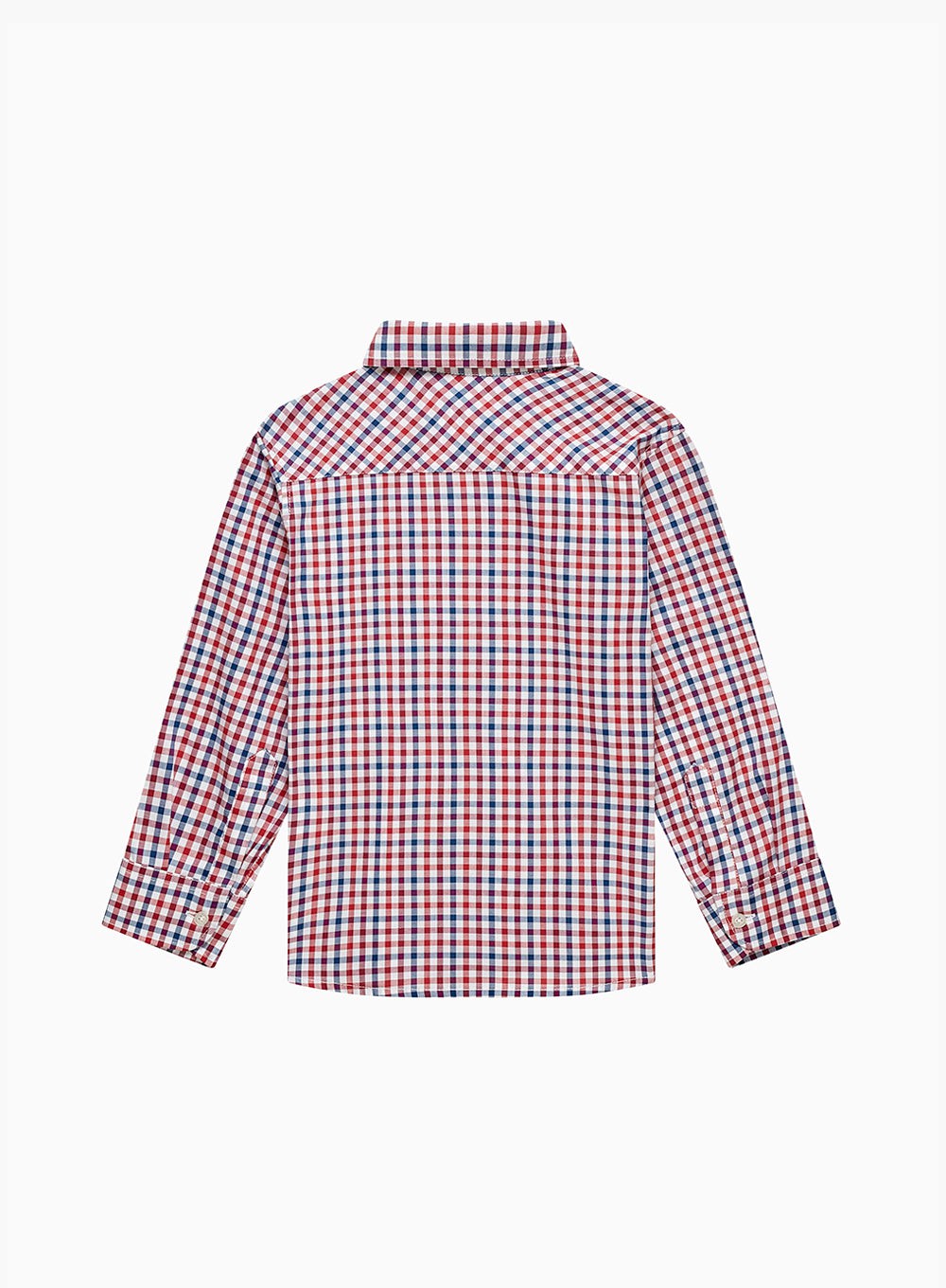 Chelsea Clothing Company Shirt Oliver Shirt in Red/Blue Gingham