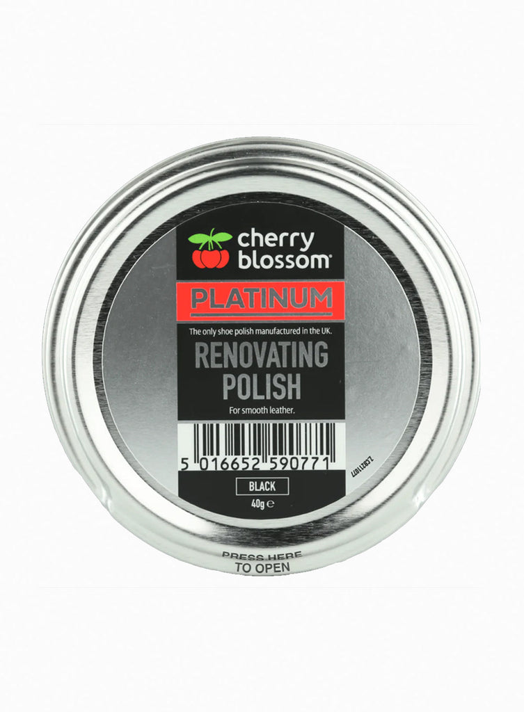 Cherry Blossom Footwear Accessory Renovating Cream in Black