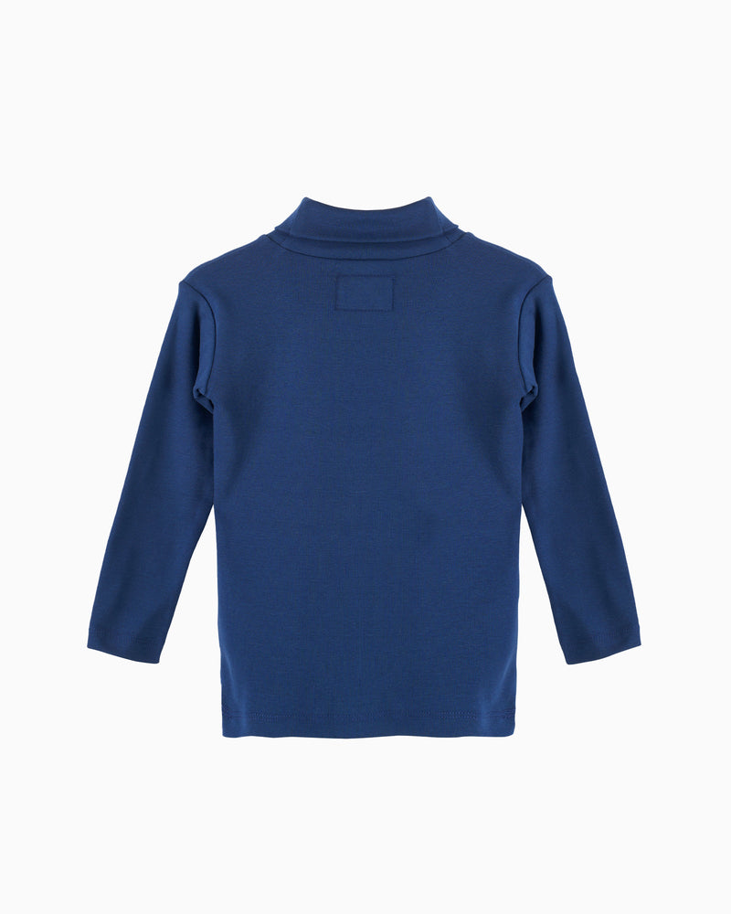 Chelsea Clothing Company Roll Neck Unisex Classic Roll Neck in Navy