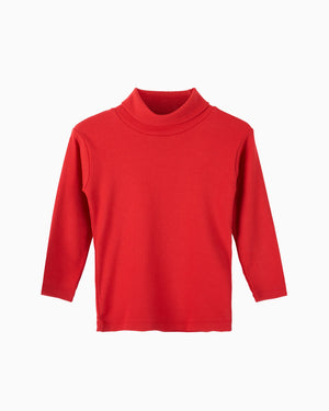 Chelsea Clothing Company Roll Neck Unisex Classic Roll Neck in Red