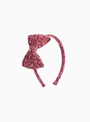 Confiture Alice Bands Big Bow Headband in Red Bonnie