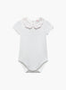 Confiture Body Baby Short-Sleeved Ava Embroidered Petal Body