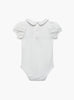 Confiture Body Baby Short-Sleeved Floral Embroidered Body