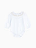 Confiture Body Little Long Sleeved Elsa Body in White/Gold