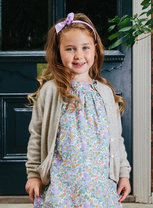 Confiture Cardigan Emily Embroidered Cardigan in Oatmeal