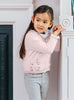 Confiture Cardigan Emily Embroidered Cardigan in Pink Pale