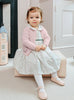 Confiture Cardigan Little Emily Embroidered Cardigan in Pale Pink
