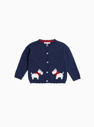 Confiture Cardigan Little Scottie Dog Cardigan