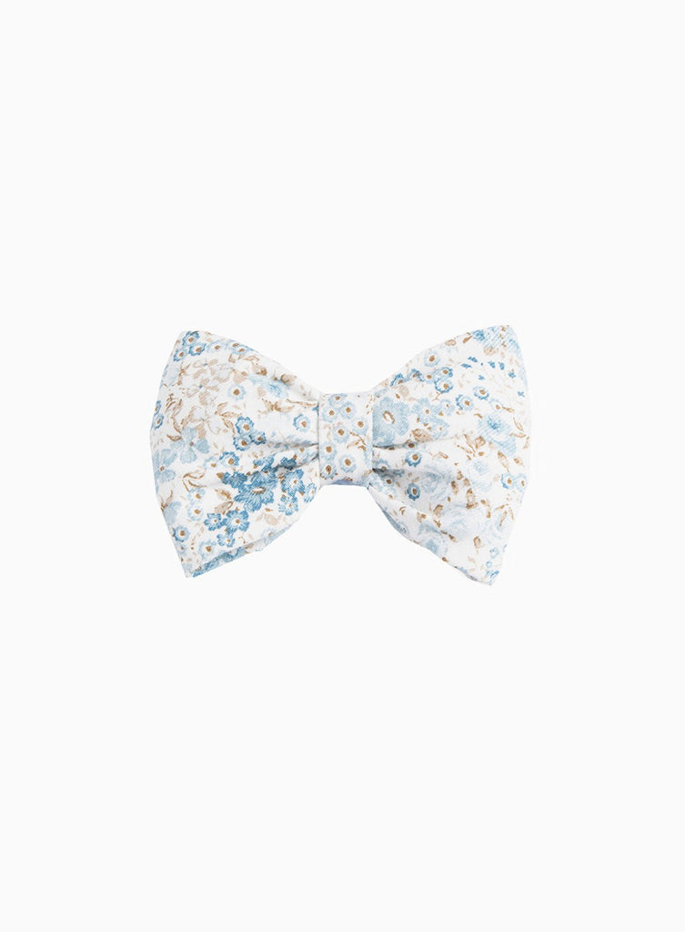 Confiture Clip Bow Hair Clip in Blue Rose