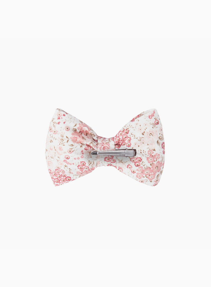 Confiture Clip Bow Hair Clip in Pink Rose
