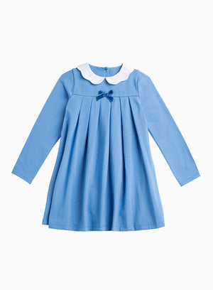 Confiture Dress Anna Petal Collar Dress in Azure