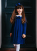 Confiture Dress Anna Petal Collar Dress in Navy