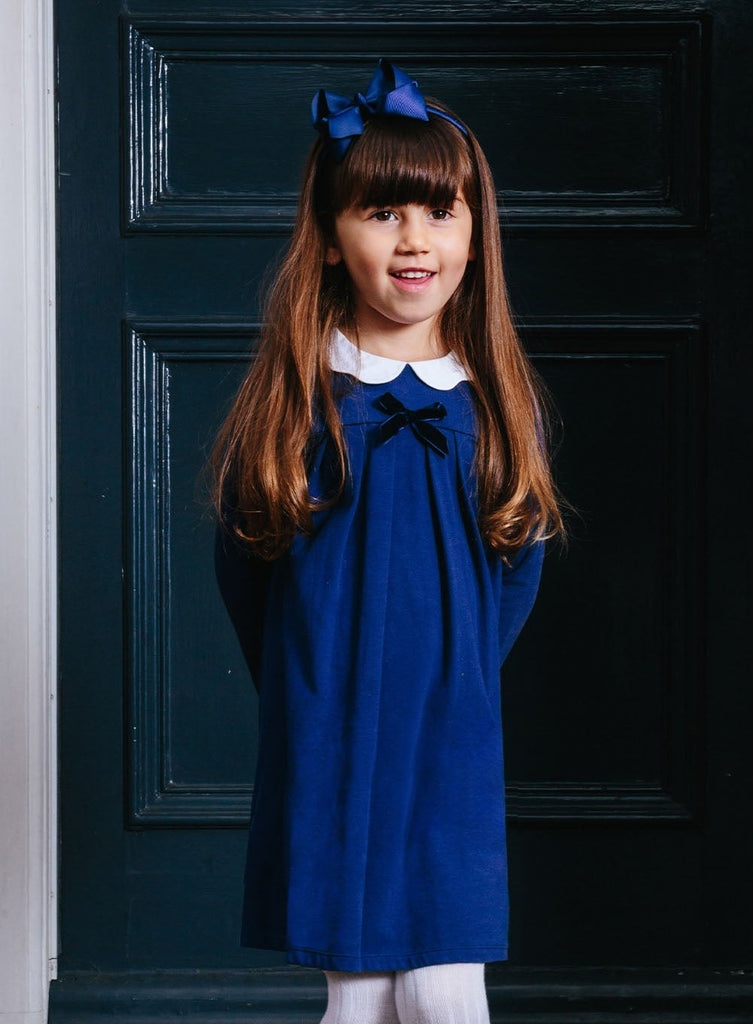 Confiture Dress Anna Petal Collar Dress in Navy