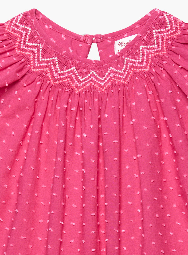 Confiture Dress Anya Plumetis Smocked Dress