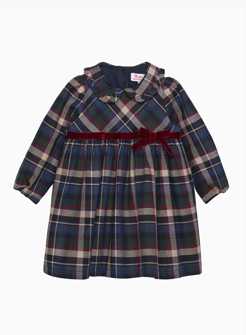 Confiture Dress Baby Bonnie Tartan Dress