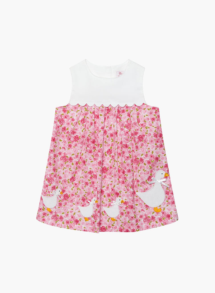 Confiture Dress Baby Duck Dress in Red Rose