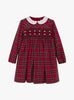 Confiture Dress Charlotte Smocked Dress in Red Tartan