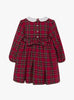 Confiture Dress Charlotte Smocked Dress in Red Tartan