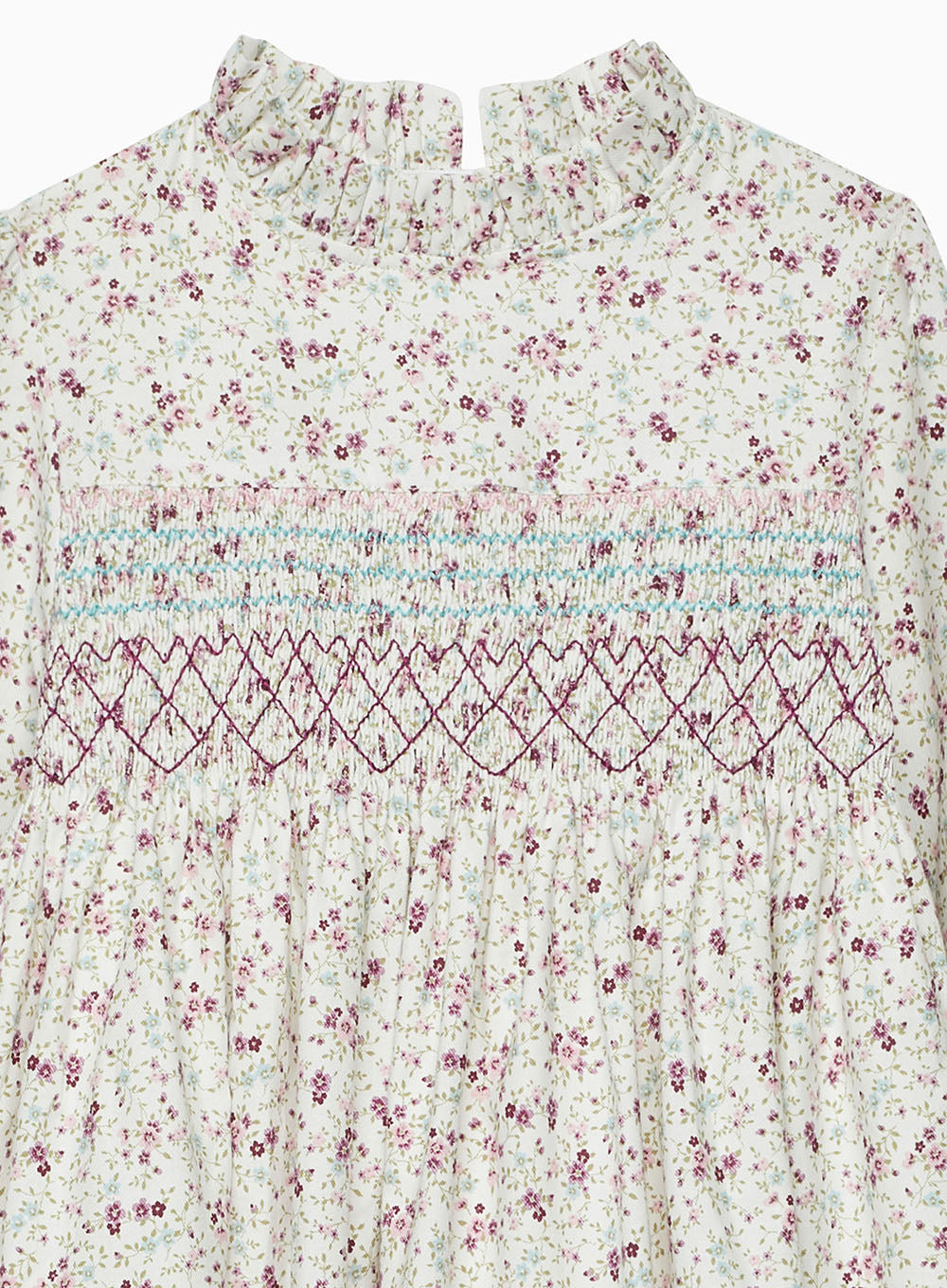 Confiture Dress Edie Floral Frill Collar Dress