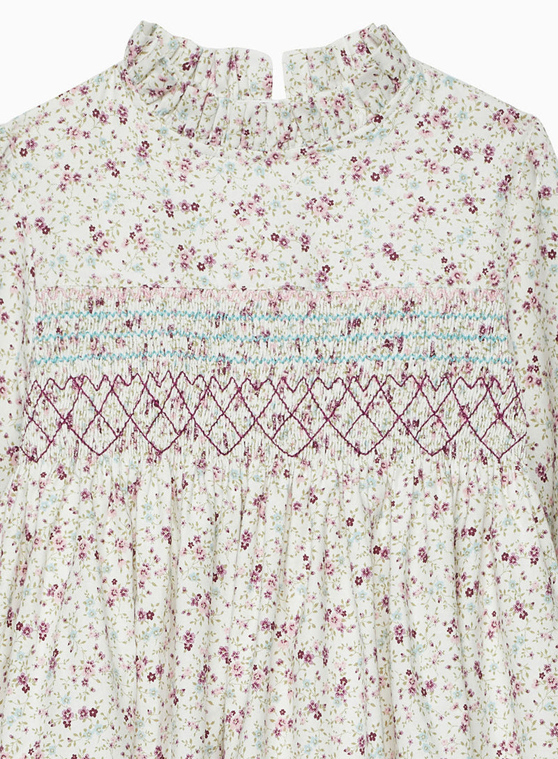 Confiture Dress Edie Floral Frill Collar Dress