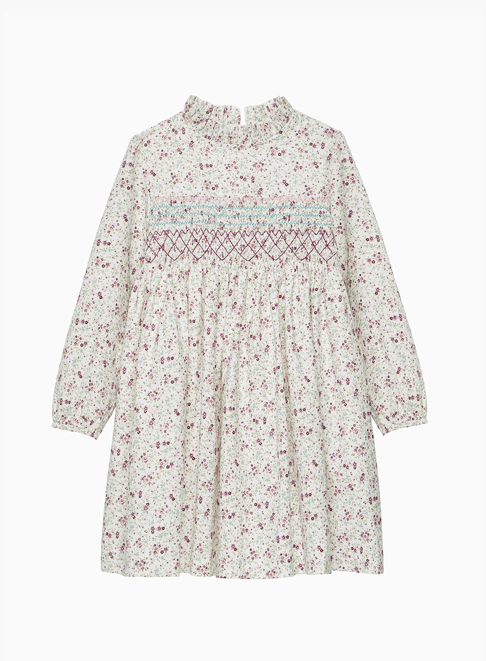 Confiture Dress Edie Floral Frill Collar Dress