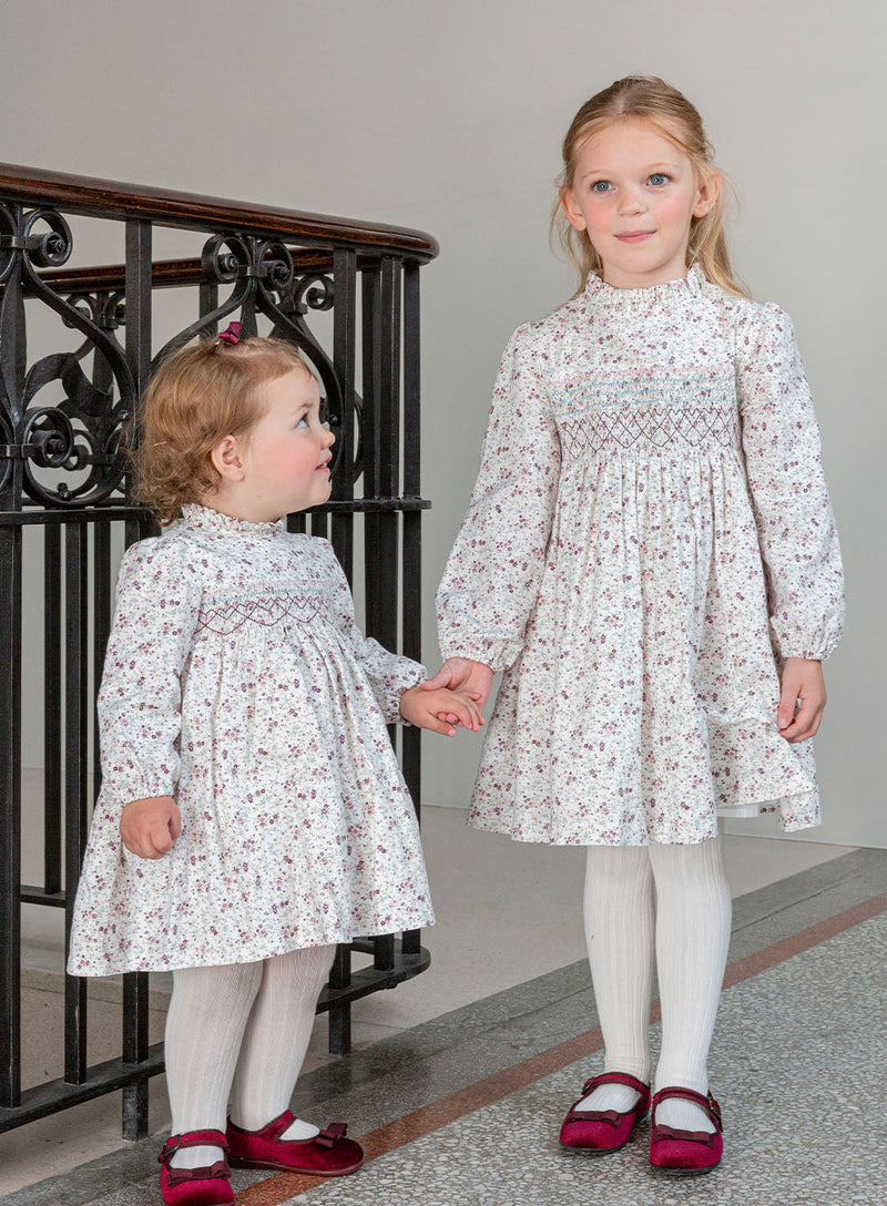 Confiture Dress Edie Floral Frill Collar Dress