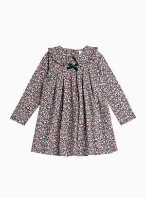 Confiture Dress Layla Pretty Collar Dress in Multi Floral